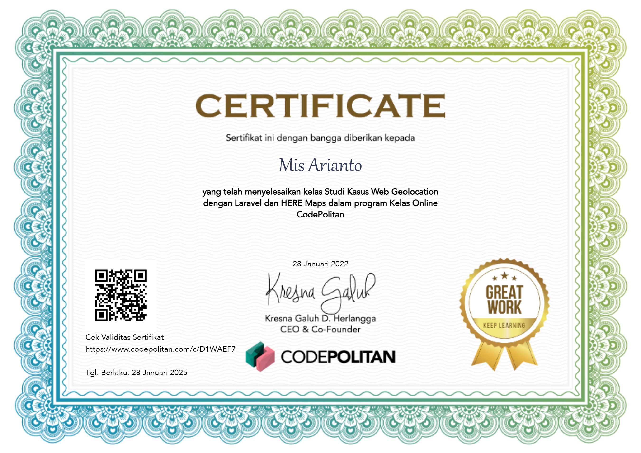 Certificate 2022-4